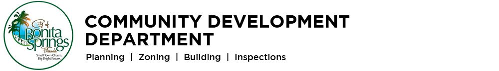 City of Bonita Springs Community Development logo